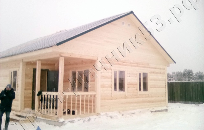 4 брусовой дом од-11, 9×9, 81 м², вологодская область, посёлок кадуй (2)